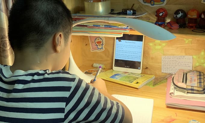 Boy killed as phone explodes during online class