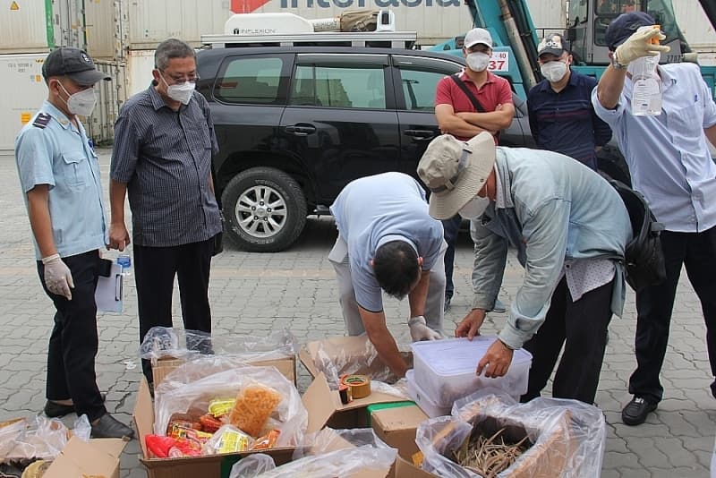 Over two tonnes of dried seahourse and abalone, shredded bird’s nest smuggled in containers of blood cockles