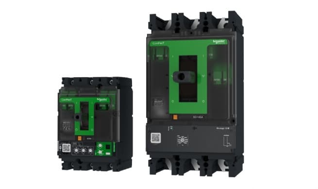 Schneider Electric unveils a new generation of ComPacT molded-case circuit breakers redesigned for improved efficiency and enhanced connectivity