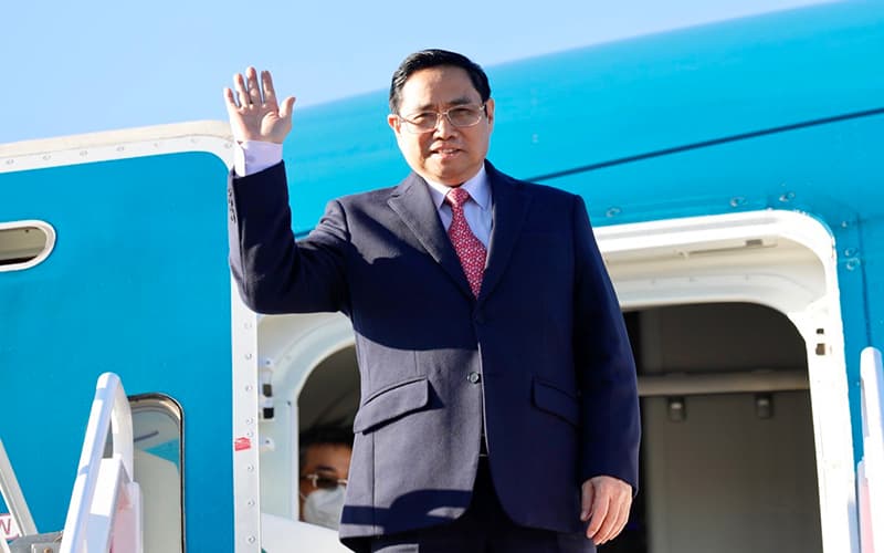PM Pham Minh Chinh leaves for official visit to Japan