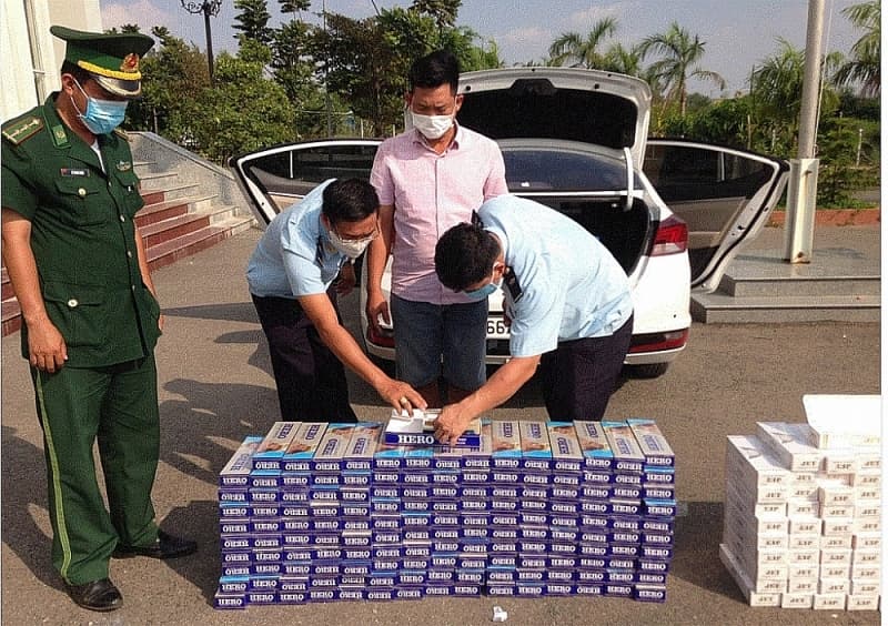 Anti-smuggling in the border area of Dong Thap province