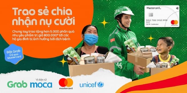Mastercard and Grab Vietnam Partner to Offer Pandemic Relief to Vietnamese Children, Families