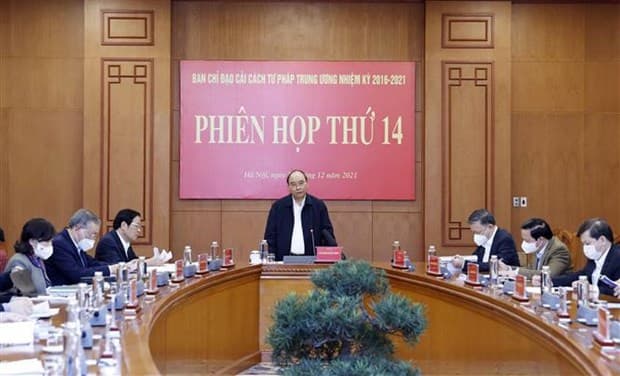 President chairs 14th meeting of judicial reform steering committee