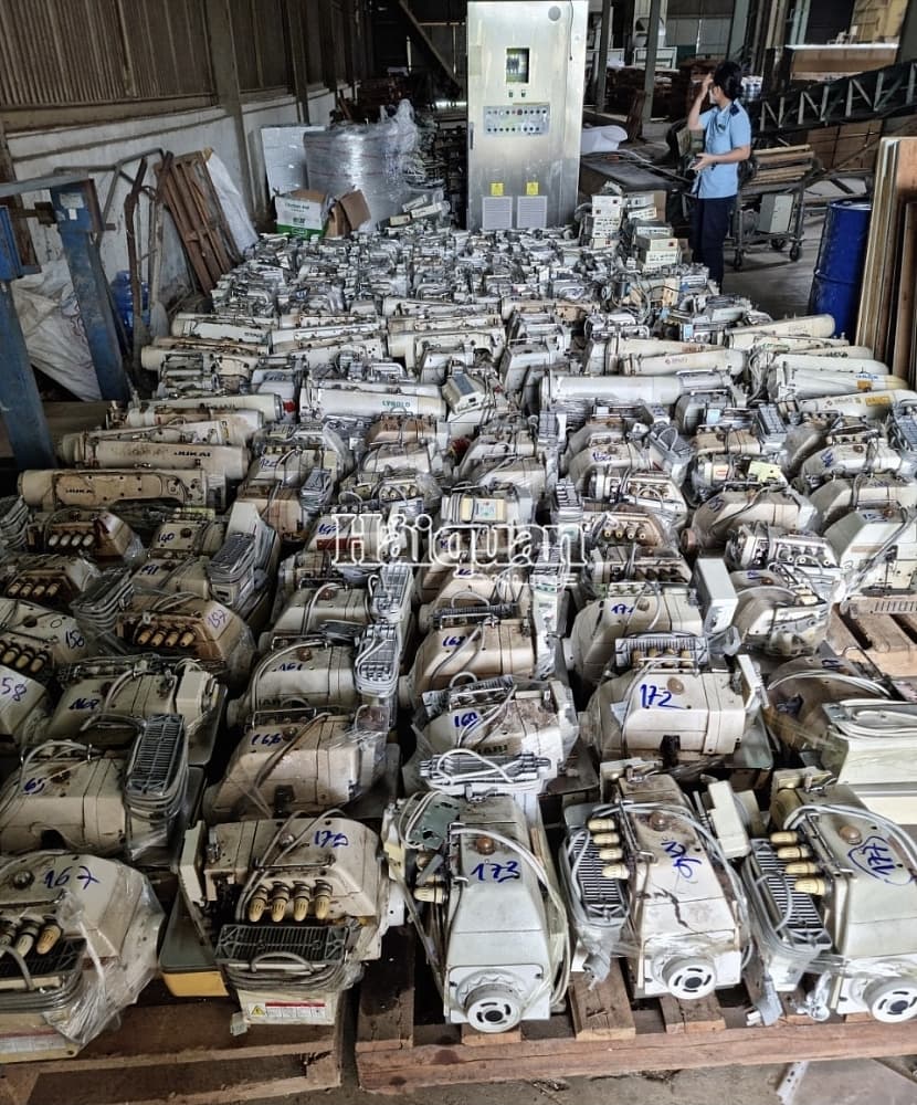 Container of smuggled goods declared as imported fabric materials seized