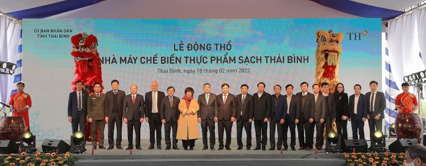 TH Group commences construction of foodstuff factory in Thai Binh