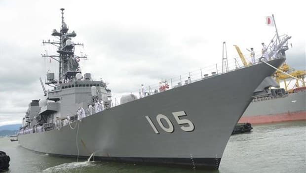 Training ships of Japan Maritime Self-Defence Force visit Da Nang