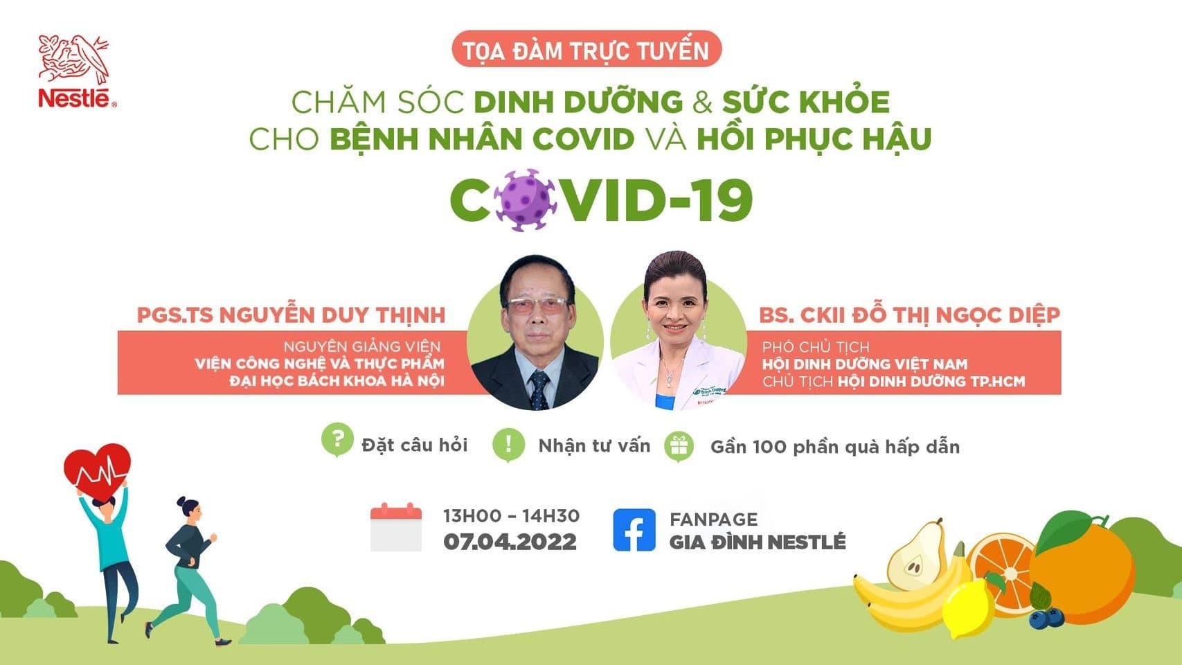 Online consultation supports nutrition and healthcare for COVID-19 patients