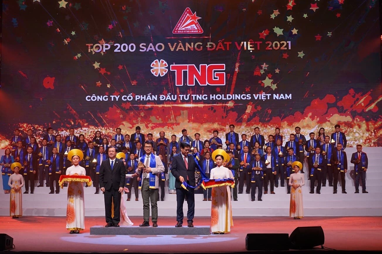 TNG Holdings Vietnam shines at Vietnam Gold Star Awards 2021