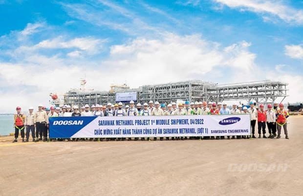 Nine "Made in Viet Nam" modules delivered to Malaysia’s Sarawak Refinery