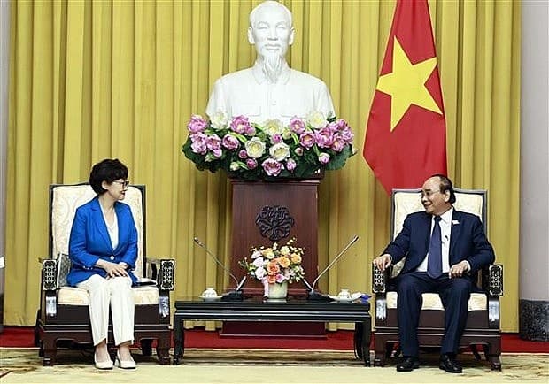 State leader receives representatives of RoK people in Vietnam