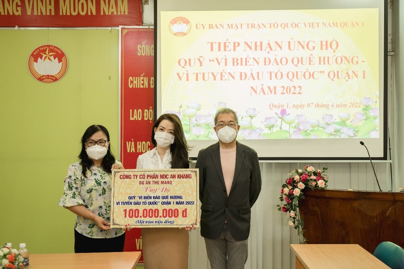 The Marq donates over $4,300 to the Vietnam Fatherland Front’s new fund