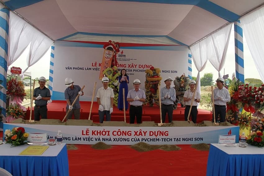 PVChem-Tech starts construction of office and base in Nghi Son Economic Zone