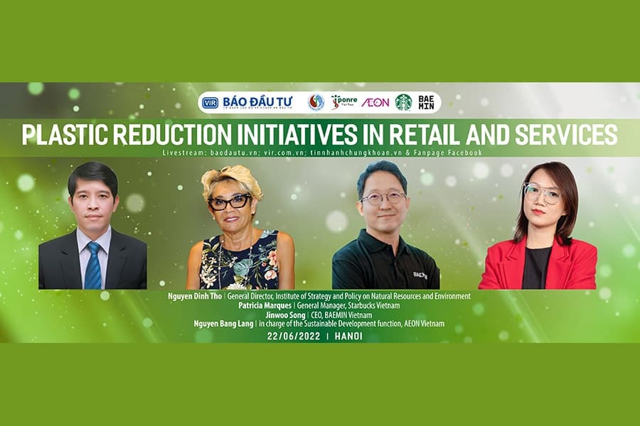 Talk show to discuss solutions on reducing plastics in retail and services