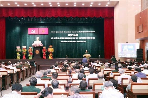 Get-together for HCM City’s former experts helping Cambodian revolution