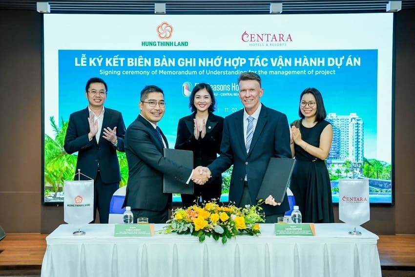 Hung Thinh Land signs MoU with Centara Hotels & Resorts