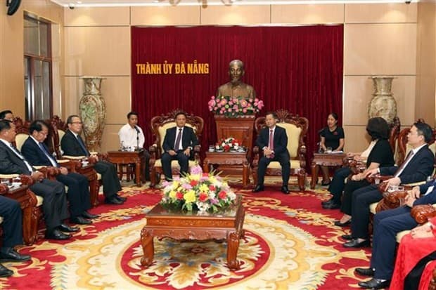 Da Nang, Savannakhet province of Laos foster partnership