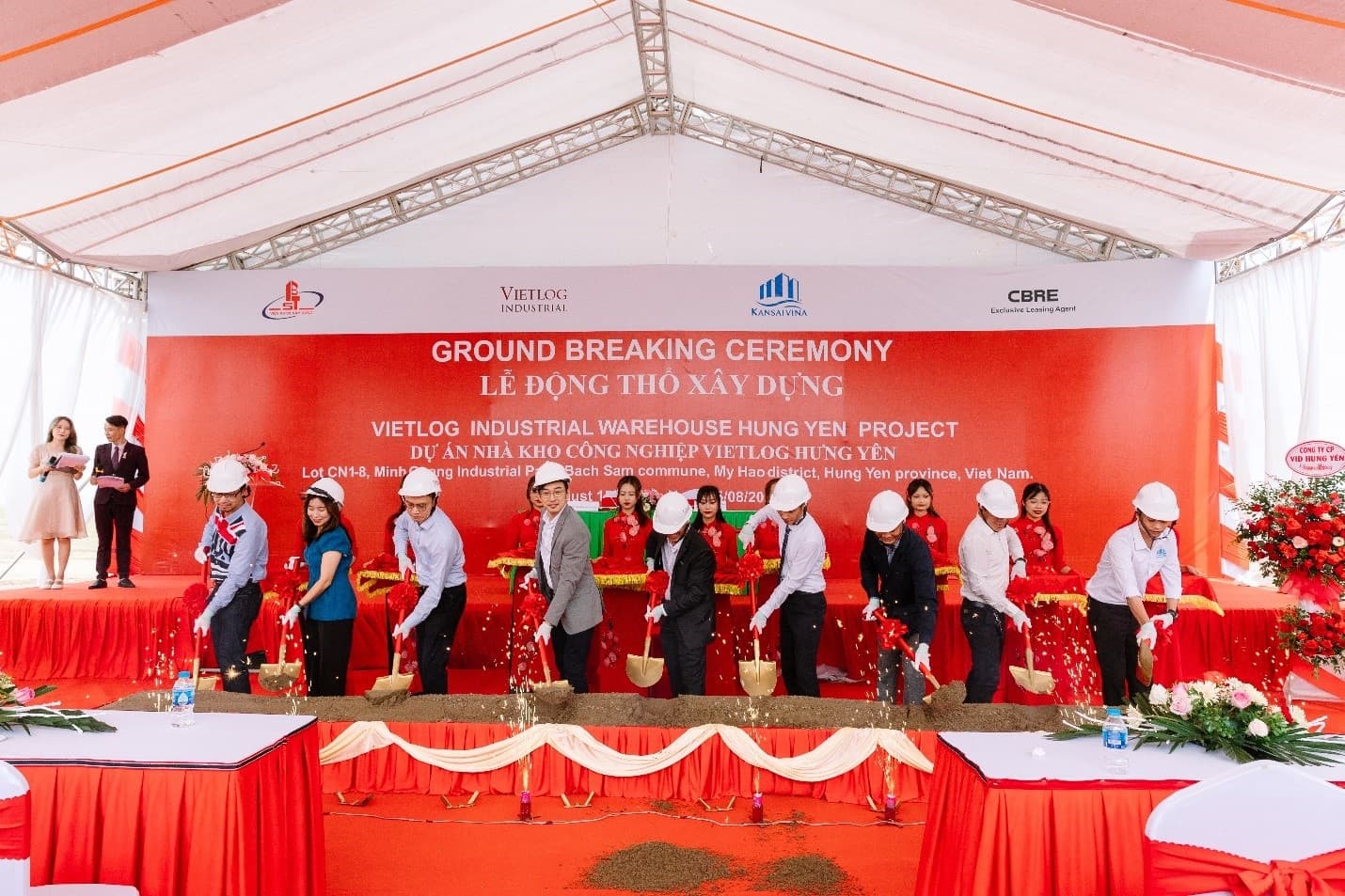 Vietlog Industrial breaks ground on flagship warehouse in Hung Yen
