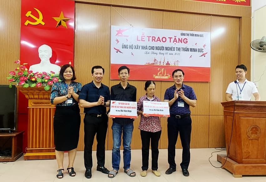 Sao Do Group joins hands for the poor