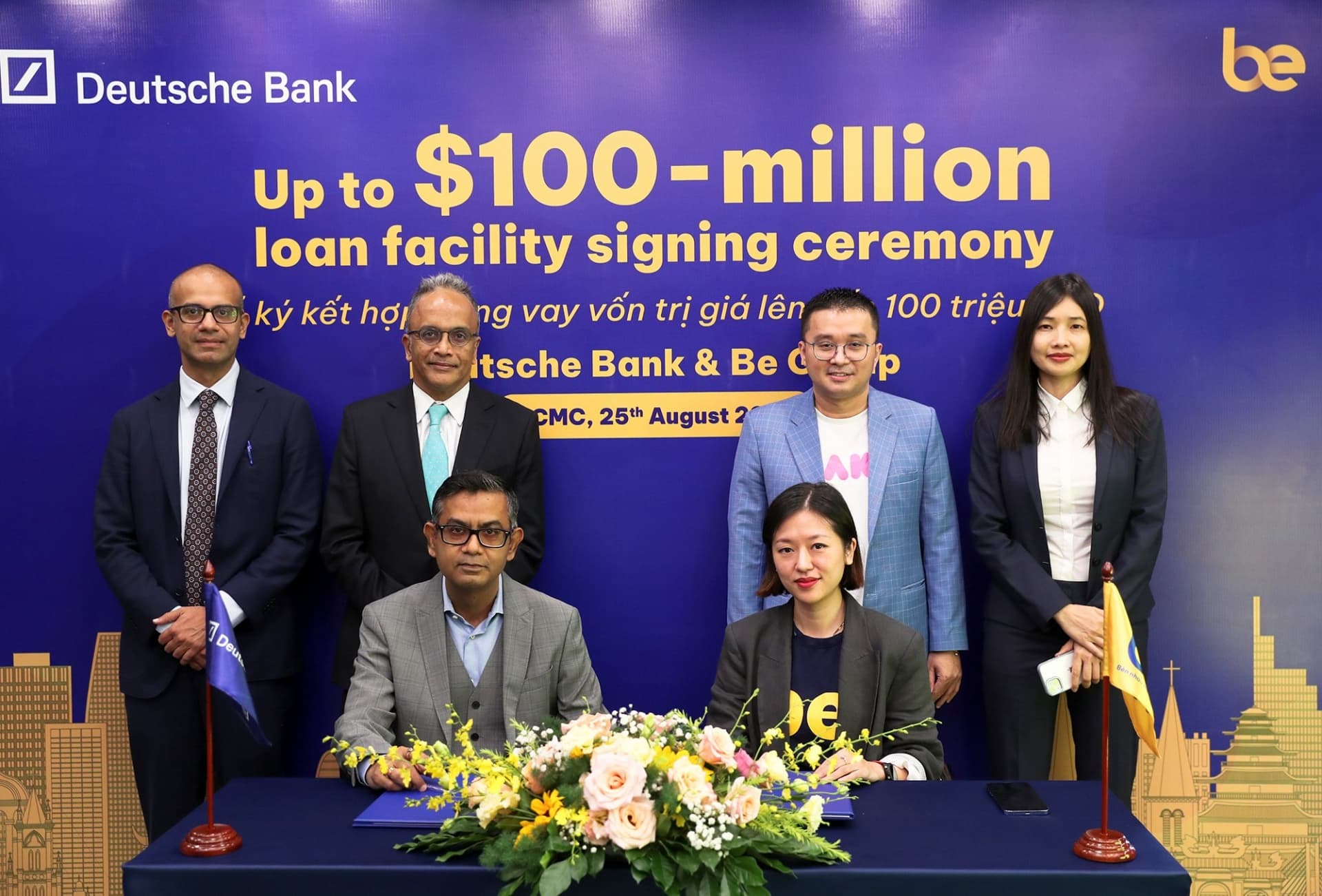 Be Group receives loan of up to $100 million from Deutsche Bank
