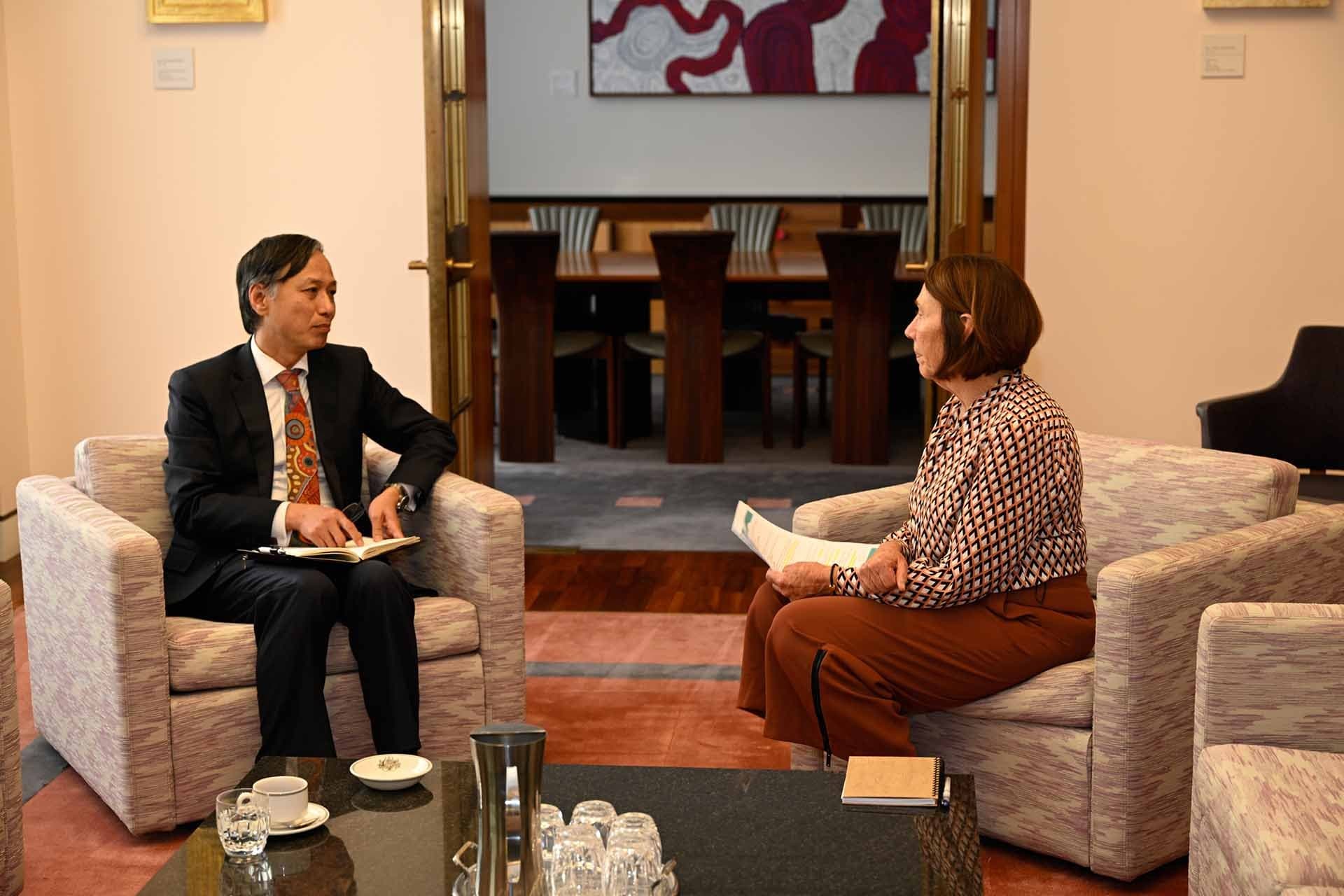 Australia always attaches importance to relations with Vietnam: new Senate President