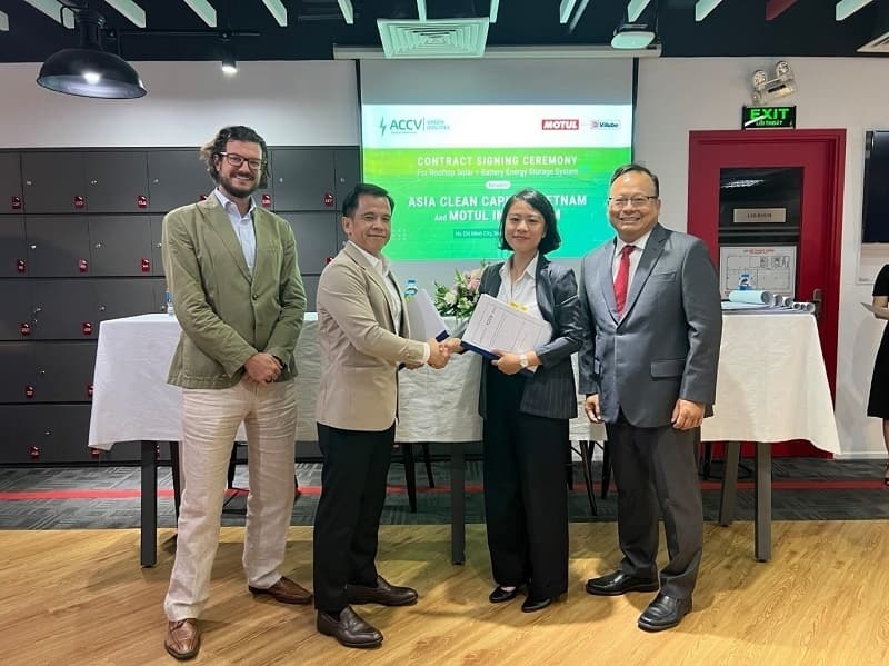 ACCV’s first battery storage project with Motul in Vietnam