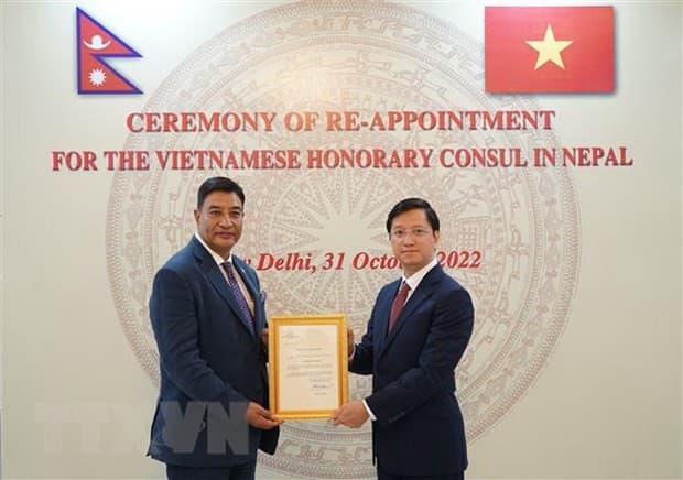 Vietnam Ambassador to India, Nepal and Bhutan appointed Honorary Consul in Nepal
