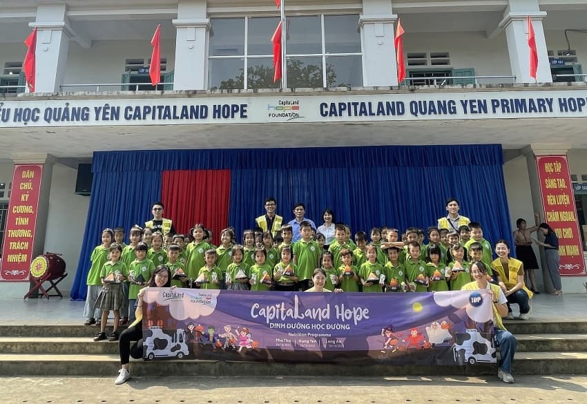 CapitaLand Development supports 3,000 students in Vietnam