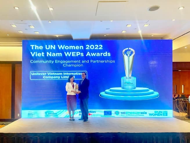 Unilever Vietnam to Win “Community Engagement and Partnership” at WEPs Awards 2022