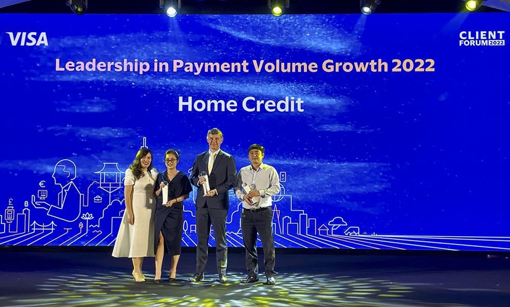 Home Credit receives Visa Award for third year in a row