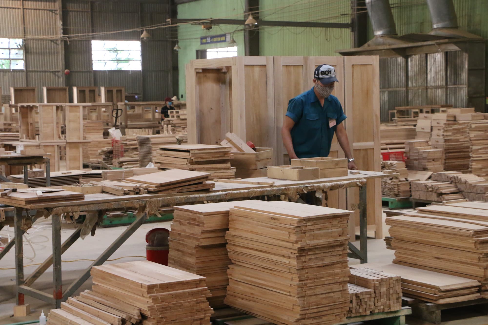 The wood export faces some challenges