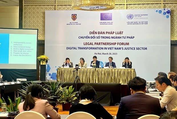 Legal Partnership Forum discusses digital transformation in justice sector