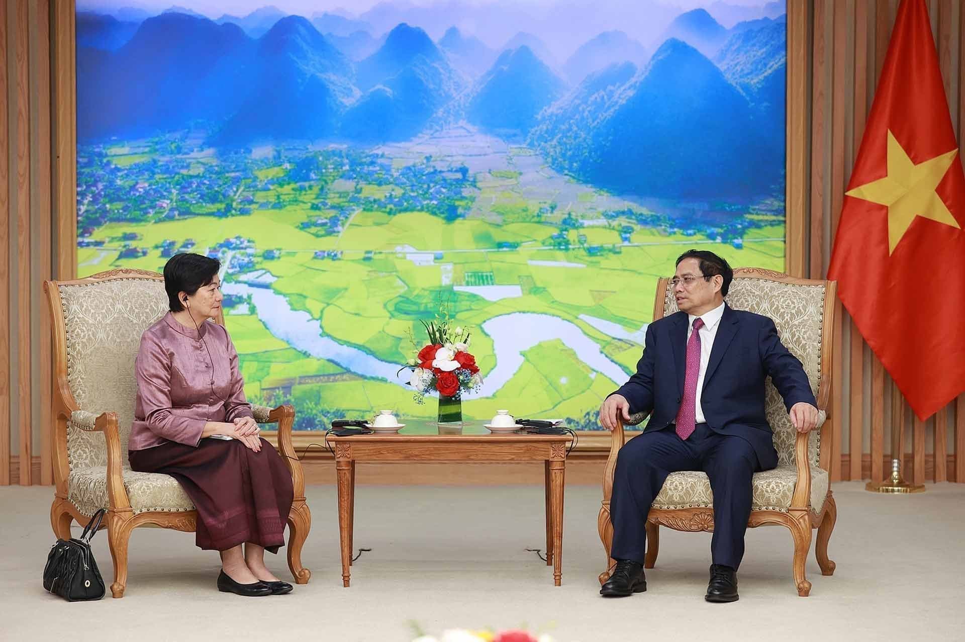 Prime Minister Pham Minh Chinh congratulates first female Cambodian Ambassador to Vietnam