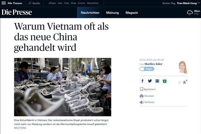 Austrian press to hightlight the attraction of Vietnam to foreign investors