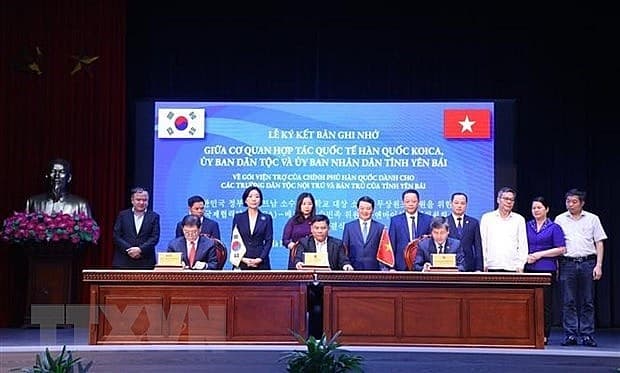 RoK finances upgrading schools for ethnic minority children in Yen Bai