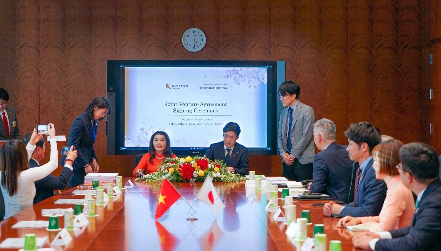 Sumitomo Forestry partners with Kim Oanh Group