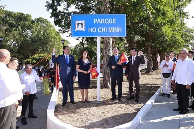 Park in Cuban capital renamed Ho Chi Minh in honour of the late Vietnamese President