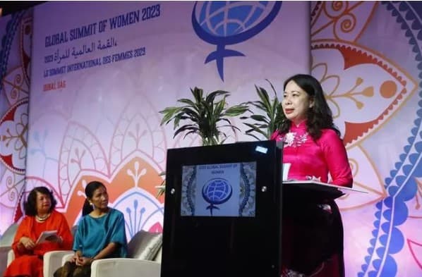 Vice President delivers speech at 2023 Global Summit of Women in UAE