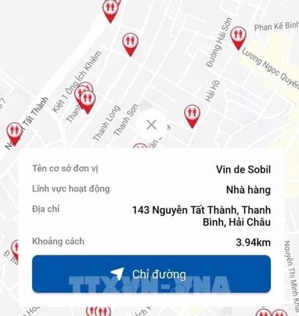 Da Nang launches app to help visitors easily access to public toilets
