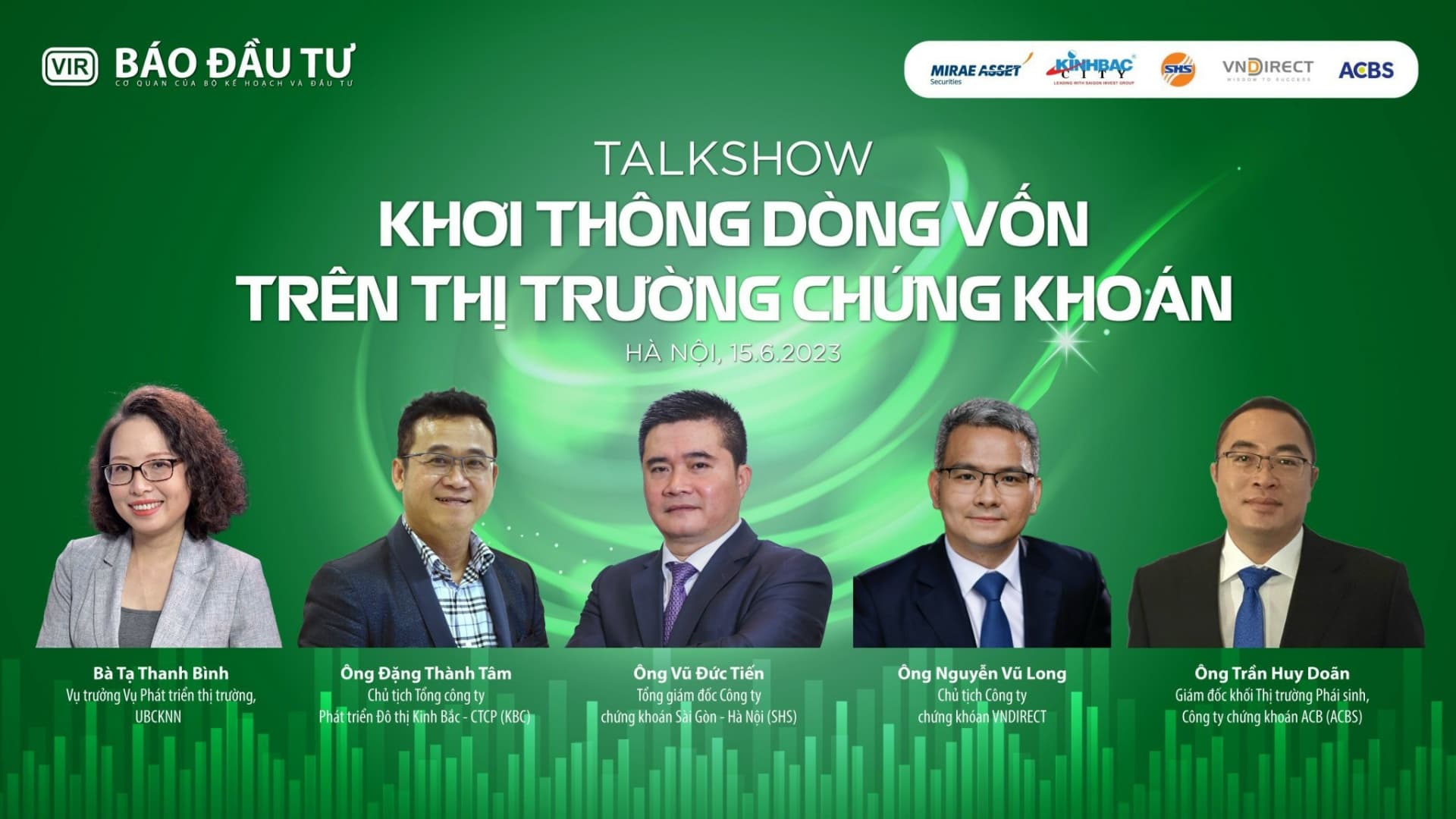 VIR to host exclusive talkshow 'Unleashing capital influx in the stock market'