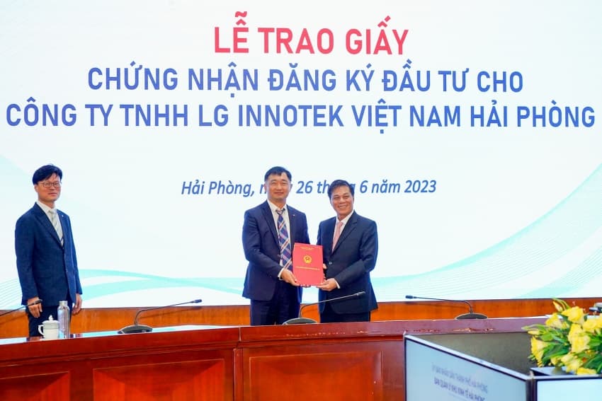 LG Innotek in Haiphong invests further $1 billion
