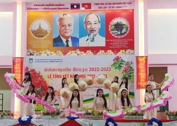 Lao-Vietnamese bilingual school concludes the 2022-2023 academic year