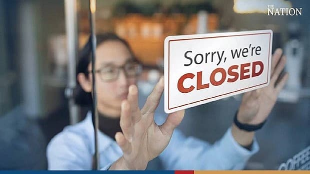 Nearly 2,000 Thai businesses forced to close in July