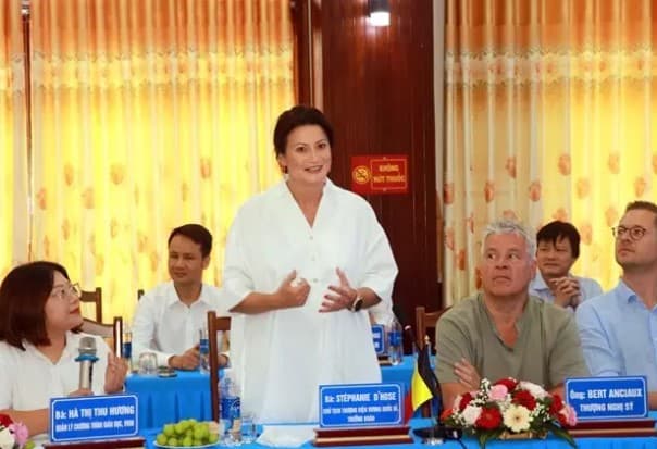 Belgian Senate President Stéphanie D'Hose visits Quang Tri province