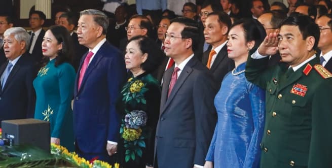 President Vo Van Thuong Persisting with the Ideal of National Independence Associated with Socialism