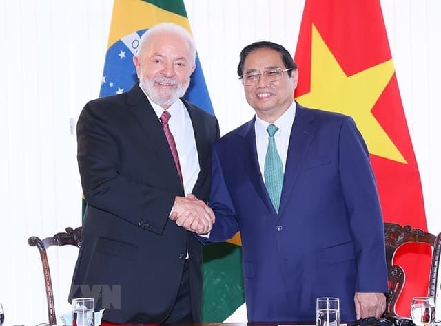 Prime Minister Holds Talks with Brazillian President