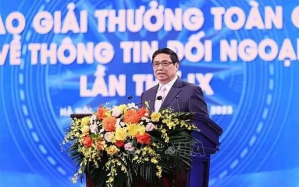 Prime Minister Pham Minh Chinh appreciates role of external information service