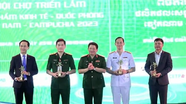 Saigon Newport Corporation Showcases at Vietnam-Cambodia Defense Economic Product Exhibition 2023