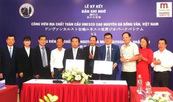 Vietnamese, Japanese UNESCO Global Geoparks sign MoU on cooperation
