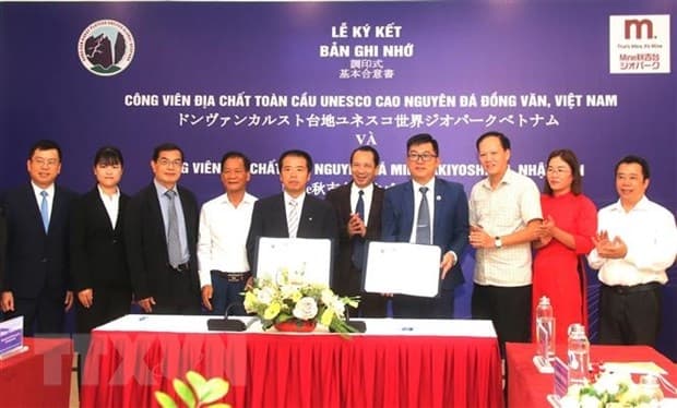 Vietnamese, Japanese Geoparks Sign MoU on Cooperation