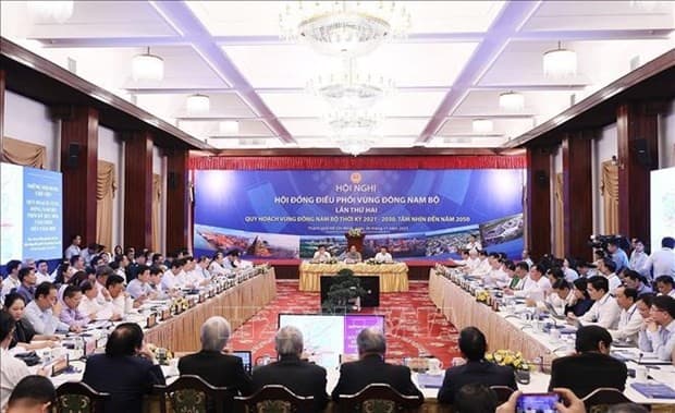 PM Pham Minh Chinh chairs 2nd Conference of Coordinating Council for Southeastern Region